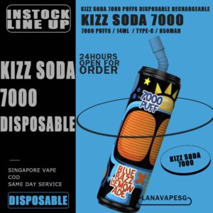 KIZZ SODA VAPE 7000 DISPOSABLE | VAPE SG | LANAVAPESG
