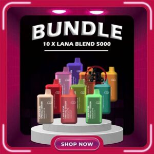 10PCS LANA BLEND 5000 DISPOSABLE - VAPE DELIVERY SG SINGAPORE Sale of bundle package LANA BLEND 5000 Puffs Disposable , choose 10 pcs flavour get lowest price at VAPE DELIVERY SG SINGAPORE SHOP! Lana Blend 5000 Special Edition Disposable Vape  is a compact and stylish disposable vape kit that offers a convenient and satisfying vaping experience, it is perfect for those who prefer a simple yet stylish look. One of the standout features of the Lanabar 5000 is its flavor options. The device offers a range of flavors to choose from, each with its own unique taste profile. The flavors are well-balanced and do not contain any harsh or irritant ingredients, making for a smooth and enjoyable vaping experience. Whether you prefer sweet, fruity, or menthol flavors, the the Lanabar 5000 has something for everyone. Package Include : 10PCS x LANA BLEND 5000 Puffs Free Delivery Charge Specifications : Puff : 5000 Puffs Nicotine : 3% Capacity : 13ml Battery : 850mAh Charging : Rechargeable with Type C ⚠️LANA BLEND 5000 FLAVOUR LINE UP⚠️ Aloe Yogurt Chrysanthemum Tea Double Mint Grape Apple Ice Grape Bubblegum Grape Honey Ice Lemon Tea Mango Peach Ice Sea Salt Lemon Strawberry Mango Ice Tie Guan Yin Yakult Watermelon Bubblegum Honeydew Watermelon Pomelo White Tea SG VAPE COD SAME DAY DELIVERY , CASH ON DELIVERY ONLY. TAKE BULK ORDER /MORE ORDER PLS CONTACT ME : VAPEDELIVERYSG VIEW OUR DAILY NEWS INFORMATION VAPE : TELEGRAM CHANNEL