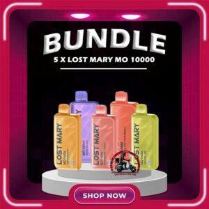 5 X LOST MARY MO 10000 DISPOSABLE - VAPE DELIVERY SG SINGAPORE Sale of bundle package LOST MARY MO 10000 Puffs DISPOSABLE , choose 5 x Pcs flavour get lowest price at VAPE DELIVERY SG SINGAPORE SHOP! The Lost Mary MO 10000 Disposable ready stock in singapore sg vape cod , The kit is a sophisticated and user-friendly vaping device designed for convenience and longevity.  It comes pre-filled with 17mL of e-liquid, ensuring a long-lasting vaping experience without the need for frequent refills. This vape contains a 5% salt nicotine concentration, providing a satisfying hit with each puff. Salt nicotine is known for its smoother throat hit compared to traditional nicotine. Specification : Puff : 10000 Puffs Volume : 17ML Flavour Charging : Rechargeable with Type C Coil : Mesh Coil Fully Charged Time : 20mins Nicotine Strength : 5% Package Include : 5PCS x LOST MARY MO 10000 Puffs Free Delivery Charge ⚠️LOST MARY MO 10000 DISPOSABLE LIST⚠️ Lemon Cola Blueberry Banana Bubblegum Guava Peach Strawberry Watermelon Grape Mango Orange Pineapple Watermelon Bubblegum Solero Lime Triple Mango Lychee Cantaloupe Strawberry Yakult Double Apple Fresh Mint Peach Plus Rose Grape SG VAPE COD SAME DAY DELIVERY , CASH ON DELIVERY ONLY. TAKE BULK ORDER /MORE ORDER PLS CONTACT ME : VAPEDELIVERYSG VIEW OUR DAILY NEWS INFORMATION VAPE : TELEGRAM CHANNEL