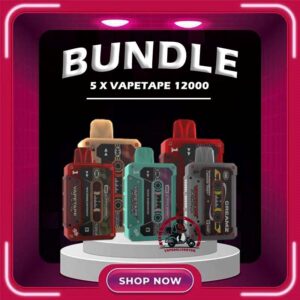 5PCS VAPETAPE 12000 DISPOSABLE - VAPE DELIVERY SG SINGAPORE Sale of bundle package VAPETAPE 12000 Puffs Disposable , choose 5 pcs flavour get lowest price at VAPE DELIVERY SG SINGAPORE SHOP! The Vapetape 12000 Disposable Support to 12k Puffs , is upgraded device from 8000 puffs. This Product is From ASDF Company also , The Vape tape 12k improve the volume, battery capacity and come with 20 +Plus new flavours. Vape tape 12000 remains classic cassette design which is comfortably in the hand , and the mouthpiece that is shaped to enhance the vaping experience. Discover out signature Double Mango flavor, alongside popular options like Infinity Pod Honeydew Watermelon, Sour Bubblegum , Solero Lime , Watermelon Peach, Gummy Bear, and Strawberry Lemon Tart. For those craving extra sweetness, you can also enjoy Ice Lemon Tea or Red Slurpee flavors. Specification : Nicotine 50mg (5%) Approx. 12000 puffs Mesh Coil Rechargeable Battery Charging Port: Type-C Package Include : 5PCS x VAPETAPE 12000 Puffs Free Delivery Charge ⚠️VAPETAPE 12000 FLAVOUR LINE UP⚠️ Double Mango Mango Grape Mango Lychee Strawberry Lychee Lychee Blackcurrant Grape Blackcurrant Honeydew Watermelon Pineapple Orange Kiwi Passion Fruit Guava Peach Mixed Berries Lemon Cola Blackcurrant Yakult Gummy Bear Solero Lime Sour Bubblegum Banana Custard Strawberry Lemon Tart Honeydew Blackcurrant Ice Lemon Tea Red Slurpee Grape Bubblegum Yakult Watermelon Peach Peach Lychee SG VAPE COD SAME DAY DELIVERY , CASH ON DELIVERY ONLY. TAKE BULK ORDER /MORE ORDER PLS CONTACT ME : VAPEDELIVERYSG VIEW OUR DAILY NEWS INFORMATION VAPE : TELEGRAM CHANNEL