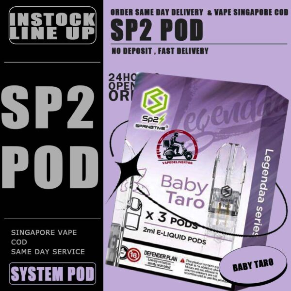 SP2 POD FLAVOUR - VAPE DELIVERY SG SINGAPORE SP2 Pod Legend Flavour also known as SPRINGTIME. Pod Flavour starter kit comes with rechargeable device with usb Type C cable. The magnet on both battery and pod cartridge for easy plug and play. SP2 Brand from Pod & Device categories , Our Sg Vape Center was founded by former smokers. SP2 Pod Legend Flavour also known as SPRINGTIME. Pod Flavour starter kit comes with rechargeable device with usb Type C cable. The magnet on both battery and pod cartridge for easy plug and play. Specifications : Nicotine 3% Capacity 2ml per pod Package Included : 1 Pack of 3 pods ⚠️SP2 POD COMPATIBLE DEVIE WITH⚠️ DARK RIDER 3S DEVICE DD CUBE INSTAR DEVICE RELX CLASSIC DEVICE SP2 BLTIZ DEVICE SP2 LEGENDAA DEVICE SP2 M SERIES DEVICE ZEUZ DEVICE ⚠️SP2 POD FLVAOUR LINE UP⚠️ Alpha Tobacco Energy Drink (100Plus) Baby Taro Bubblegum x Lime Cola Double Mint Green Bean Guava Gummy Honeydew Nes Coffee Jasmine Green Tea Lemonade Long Jing Tea Pure Lychee Lite Mango Vita Orange Secret Passion Summer Pineapple Rootbeer Rose Tea Ruby Strawberry Tasty Peach Tie Guan Yin Tropical Pear Tropical SG (Fruit Punch) Watermelon White Grape Grapefruit Jasmine Tea Green Apple Rich Yakultory Sparkling Lemon Icy Herbal Tea Golden Chrysanthemum Lime Fizzy Zes Tea Himalaya Tie Guan Yin Himalaya Mineral Himalaya Jasmine SG VAPE COD SAME DAY DELIVERY , CASH ON DELIVERY ONLY. TAKE BULK ORDER /MORE ORDER PLS CONTACT ME : VAPEDELIVERYSG VIEW OUR DAILY NEWS INFORMATION VAPE : TELEGRAM CHANNEL