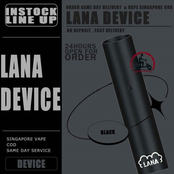 LANA DEVICE - VAPE DELIVERY SG SINGAPORE LANA DEVICE is a brand new electronic cigarette stick device, which has the functions of rechargeable battery and discharge and power monitoring LED indicator. It is suitable for LANA POD. When used together, the LED will light up, bringing you a different experience! LANA device is a simple and stylish electronic cigarette device, it is light and convenient, compact, comfortable and easy to carry. It can be used with a LANA pod flavour, whether you are a novice or a professional, it can be easily used. The LANA simplified device is equipped with a charging cable and a recyclable rechargeable battery, which can easily last for a whole day on a single charge. The appearance is made of metal frosted technology, which brings you a perfect experience. Specifications : Electronic Cigarette Equipment With LanaPod Inhalation Activation (LanaPod Needs To Be Purchased Separately) 280mah Battery Rechargeable Metal Frosted Texture Shell Usb Charging Five Colors Available (Pearl White, Silver, Gray, Blue, Black) Battery Indicator Led Breathing Light ⚠️LANA DEVICE COLOUR AVAILABLE LINE UP⚠️ Black Blue Grey Red White ⚠️ONLY COMPATIBLE WITH LANA POD⚠️ SG VAPE COD SAME DAY DELIVERY , CASH ON DELIVERY ONLY. TAKE BULK ORDER /MORE ORDER PLS CONTACT ME : VAPEDELIVERYSG VIEW OUR DAILY NEWS INFORMATION VAPE : TELEGRAM CHANNEL