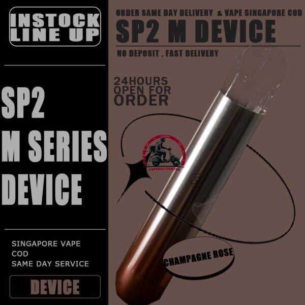 SP2 M SERIES DEVICE - VAPE DELIVERY SG SINGAPORE The battery of SP2 M Series Device is compatible with RELX Pods, and the pod of SP2 is compatible with RELX Battery Device. The LED light indicator shows red light during charging and light off when the charging process is complete. The LED light flashes for about 10 times to indicate battery low. Magnet on both battery and pod cartridge for easy plug-n-play. Specification : Brand: Springtime Capacity: 2ml Battery Capacity: 350 mAh Charging Time: 30-45 mins Package Included : 1x Rechargeable SP2s M device 1x Type C Cable ⚠️SP2 M DEVICE COMPATIBLE POD WITH⚠️ GENESIS POD J13 POD KIZZ POD LANA POD RELX CLASSIC R-ONE POD SP2 POD ZENO POD ZEUZ POD ⚠️SP2s M DEVICE COLOUR LINE UP⚠️ Candy Pink Champagne Rose Shining Blue Star Green Titanium Black SG VAPE COD SAME DAY DELIVERY , CASH ON DELIVERY ONLY. TAKE BULK ORDER /MORE ORDER PLS CONTACT ME : VAPEDELIVERYSG VIEW OUR DAILY NEWS INFORMATION VAPE : TELEGRAM CHANNEL