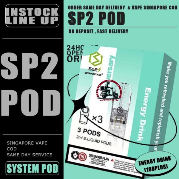 SP2 POD FLAVOUR - VAPE DELIVERY SG SINGAPORE SP2 Pod Legend Flavour also known as SPRINGTIME. Pod Flavour starter kit comes with rechargeable device with usb Type C cable. The magnet on both battery and pod cartridge for easy plug and play. SP2 Brand from Pod & Device categories , Our Sg Vape Center was founded by former smokers. SP2 Pod Legend Flavour also known as SPRINGTIME. Pod Flavour starter kit comes with rechargeable device with usb Type C cable. The magnet on both battery and pod cartridge for easy plug and play. Specifications : Nicotine 3% Capacity 2ml per pod Package Included : 1 Pack of 3 pods ⚠️SP2 POD COMPATIBLE DEVIE WITH⚠️ DARK RIDER 3S DEVICE DD CUBE INSTAR DEVICE RELX CLASSIC DEVICE SP2 BLTIZ DEVICE SP2 LEGENDAA DEVICE SP2 M SERIES DEVICE ZEUZ DEVICE ⚠️SP2 POD FLVAOUR LINE UP⚠️ Alpha Tobacco Energy Drink (100Plus) Baby Taro Bubblegum x Lime Cola Double Mint Green Bean Guava Gummy Honeydew Nes Coffee Jasmine Green Tea Lemonade Long Jing Tea Pure Lychee Lite Mango Vita Orange Secret Passion Summer Pineapple Rootbeer Rose Tea Ruby Strawberry Tasty Peach Tie Guan Yin Tropical Pear Tropical SG (Fruit Punch) Watermelon White Grape Grapefruit Jasmine Tea Green Apple Rich Yakultory Sparkling Lemon Icy Herbal Tea Golden Chrysanthemum Lime Fizzy Zes Tea Himalaya Tie Guan Yin Himalaya Mineral Himalaya Jasmine SG VAPE COD SAME DAY DELIVERY , CASH ON DELIVERY ONLY. TAKE BULK ORDER /MORE ORDER PLS CONTACT ME : VAPEDELIVERYSG VIEW OUR DAILY NEWS INFORMATION VAPE : TELEGRAM CHANNEL