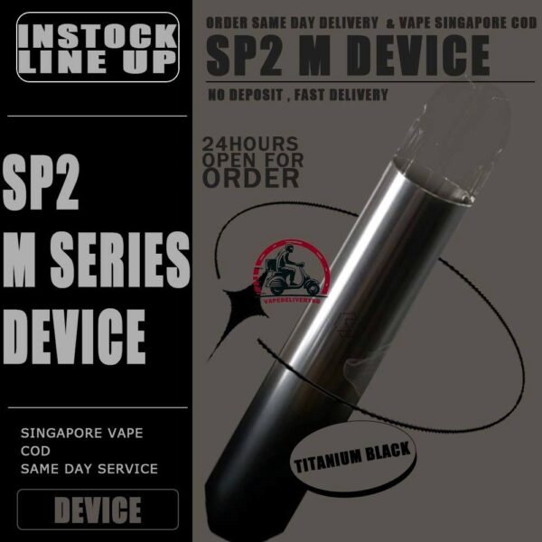 SP2 M SERIES DEVICE - VAPE DELIVERY SG SINGAPORE The battery of SP2 M Series Device is compatible with RELX Pods, and the pod of SP2 is compatible with RELX Battery Device. The LED light indicator shows red light during charging and light off when the charging process is complete. The LED light flashes for about 10 times to indicate battery low. Magnet on both battery and pod cartridge for easy plug-n-play. Specification : Brand: Springtime Capacity: 2ml Battery Capacity: 350 mAh Charging Time: 30-45 mins Package Included : 1x Rechargeable SP2s M device 1x Type C Cable ⚠️SP2 M DEVICE COMPATIBLE POD WITH⚠️ GENESIS POD J13 POD KIZZ POD LANA POD RELX CLASSIC R-ONE POD SP2 POD ZENO POD ZEUZ POD ⚠️SP2s M DEVICE COLOUR LINE UP⚠️ Candy Pink Champagne Rose Shining Blue Star Green Titanium Black SG VAPE COD SAME DAY DELIVERY , CASH ON DELIVERY ONLY. TAKE BULK ORDER /MORE ORDER PLS CONTACT ME : VAPEDELIVERYSG VIEW OUR DAILY NEWS INFORMATION VAPE : TELEGRAM CHANNEL