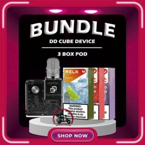 DD CUBE DEVICE BUNDLE 135 - VAPE DELIVERY SG SINGAPORE Sale of bundle package DD CUBE DEVICE BUNDLE 135 , choose 1 Device & 3 x Boxes Relx Infinity Pod flavour get lowest price at VAPE DELIVERY SG SINGAPORE SHOP! The DD CUBE VAPE DEVICE Crystal transparent shell, users can clearly see the exquisite SMT process and DES precision engraving circuit inside the fuselage through the fully transparent shell, as well as the internal components such as chips, motherboards, batteries, screws, etc., which is full of technology. Function Introduction : Combining all 1st and 4th generation pods, more different pod connectors will be launched next Cube's own vape cartridge, supports 0.5 and 0.7 cotton wicks and automatically switches to 20 watts Combine IQOS pods, Heets, and all HNB pods Switch between large and small horsepower, small horsepower 7.5 watts / high horsepower 10 watts Strobe lights can be switched on and off, 8 LED lights with built-in chips Use hints for beautiful running LED lights The power supply can be switched on and off, and the Cube can enter a complete shutdown state The body is light and small at 48 grams, 15mm x 50mm x 50mm Support USB C fast charging Large capacity battery 500mAh Package Include : 1 x DD CUBE DEVICE 3 x BOX Relx Infinity Pod (TOTAL: 15 PODS) Free Delivery Charge ⚠️DD CUBE DEVICE COLOR LINE UP⚠️ Crystal Clear-White Fushchia Blush-Pink Yellow Obsidian Black-Black Turquoise Sky-Blue Green SG VAPE COD SAME DAY DELIVERY , CASH ON DELIVERY ONLY. TAKE BULK ORDER /MORE ORDER PLS CONTACT ME : VAPEDELIVERYSG VIEW OUR DAILY NEWS INFORMATION VAPE : TELEGRAM CHANNEL