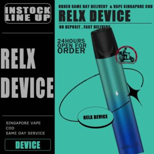 RELX CLASSIC DEVICE - VAPE DELIVERY SG SINGAPORE 1. The cigarette rod is metal, anti-fall and oil-proof. 2. The pod has a metal contact. The rod and pod are stick together by a magnet. After the combination, you can enjoy the taste of vape. 3. RELX pods has a real cigarette throat feel. 4. Real smoke taste, and zero tar inside is much more healthier. 5. One pod can smoke about 500 to 600 puffs. After smoking, you can directly discard and replace the next one. 6. Fully charged in about 45 minutes: Normal smoking: The light stays on and then goes out slowly Low battery: the lights will flash continuously during smoking When charging: white light is on Charging completed: light off Specification : Closed Pod / Cartridge System All-in-One Device Built-in Battery 350mAh Maximum Wattage: 6W E-Liquid Capacity: 2ml Package Included : 1x Device 1x USB Cable ⚠️RELX DEVICE COMPATIBLE POD WITH⚠️ GENESIS POD J13 POD KIZZ POD LANA POD RELX CLASSIC POD R-ONE POD SP2 POD ZENO POD ZEUZ POD ⚠️RELX DEVICE COLOR AVAILABLE LINE UP⚠️ Classisc Black Gold Shades Gold Twillight Navy Blue Power Red Purple Ocean Sky Blue Space Grey Tiffany Blue SG VAPE COD SAME DAY DELIVERY , CASH ON DELIVERY ONLY. TAKE BULK ORDER /MORE ORDER PLS CONTACT ME : VAPEDELIVERYSG VIEW OUR DAILY NEWS INFORMATION VAPE : TELEGRAM CHANNEL