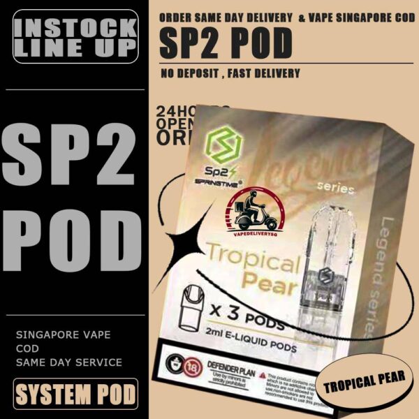 SP2 POD FLAVOUR - VAPE DELIVERY SG SINGAPORE SP2 Pod Legend Flavour also known as SPRINGTIME. Pod Flavour starter kit comes with rechargeable device with usb Type C cable. The magnet on both battery and pod cartridge for easy plug and play. SP2 Brand from Pod & Device categories , Our Sg Vape Center was founded by former smokers. SP2 Pod Legend Flavour also known as SPRINGTIME. Pod Flavour starter kit comes with rechargeable device with usb Type C cable. The magnet on both battery and pod cartridge for easy plug and play. Specifications : Nicotine 3% Capacity 2ml per pod Package Included : 1 Pack of 3 pods ⚠️SP2 POD COMPATIBLE DEVIE WITH⚠️ DARK RIDER 3S DEVICE DD CUBE INSTAR DEVICE RELX CLASSIC DEVICE SP2 BLTIZ DEVICE SP2 LEGENDAA DEVICE SP2 M SERIES DEVICE ZEUZ DEVICE ⚠️SP2 POD FLVAOUR LINE UP⚠️ Alpha Tobacco Energy Drink (100Plus) Baby Taro Bubblegum x Lime Cola Double Mint Green Bean Guava Gummy Honeydew Nes Coffee Jasmine Green Tea Lemonade Long Jing Tea Pure Lychee Lite Mango Vita Orange Secret Passion Summer Pineapple Rootbeer Rose Tea Ruby Strawberry Tasty Peach Tie Guan Yin Tropical Pear Tropical SG (Fruit Punch) Watermelon White Grape Grapefruit Jasmine Tea Green Apple Rich Yakultory Sparkling Lemon Icy Herbal Tea Golden Chrysanthemum Lime Fizzy Zes Tea Himalaya Tie Guan Yin Himalaya Mineral Himalaya Jasmine SG VAPE COD SAME DAY DELIVERY , CASH ON DELIVERY ONLY. TAKE BULK ORDER /MORE ORDER PLS CONTACT ME : VAPEDELIVERYSG VIEW OUR DAILY NEWS INFORMATION VAPE : TELEGRAM CHANNEL