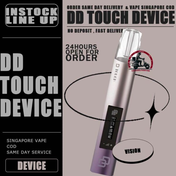 DD-TOUCH DEVICE - VAPE DELIVERY SG SINGAPORE Dark rider Vape In order to bring the most unique and cutting-edge technology experience to customers. DD Touch has been constantly making the most unique design elements in electronic atomizing rods and bomb-changing atomizing bomb products. DD Touch device also is dark rider series new vape , outsell is made of space aluminum, with obvious aroma experience and cool lighting effect. It has global initiative touch screen to adjust high and low power also. The lower power of 7.5w can bring fine smoke and soft taste, and the high power which is 10w can bring more smoke, more fragrant and fuller taste. The screen will display battery level, and 5V/0.8A fast charging, fully charged in half an hour. Specification : Low Power: 7W High Power: 10W Rechargeable via Type-C Cable ⚠️DD TOUCH DEVICE COMPATIBLE POD WITH⚠️ ZERO DEGREE POD R-ONE POD RELX CLASSIC POD LANA POD KIZZ POD J13 POD GENESIS POD SP2 POD ⚠️DD TOUCH DEVICE COLOR LINE UP⚠️ Beast Black Adam Blade Flash Legend Loki Thor Ultra Vision Winter Soldier SG VAPE COD SAME DAY DELIVERY , CASH ON DELIVERY ONLY. TAKE BULK ORDER /MORE ORDER PLS CONTACT ME : VAPEDELIVERYSG VIEW OUR DAILY NEWS INFORMATION VAPE : TELEGRAM CHANNEL