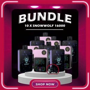 10PCS SNOWWOLF 16000 DISPOSABLE - VAPE DELIVERY SG SINGAPORE Sale of bundle package SNOWWOLF 16k Puffs Disposable Starter Kit , choose 10 x Pcs flavour get lowest price at VAPE DELIVERY SG SINGAPORE SHOP! The SNOWWOLF 16000 ( 16K Puffs ) STARTER KIT & CARTRIDGE POD Disposable vape Ready stock in our sg singapore store online shop for same day delivery. Introducing the innovative Snowwolf Smart HD with an impressive 16,000 puffs capacity. It feature a vibrant HD screen displaying your vaping duration, voltage level, battery life, and liquid percentage. Customize your experience with adjustable voltage settings from 5W to a powerful 15W, all powered by a reliable 650mAh battery with fast charging, 80% charge in just 20 minutes. Discover a unique feature – automatic vaping time monitoring for easy tracking of your sessions. Elevate your vaping experience with the Snowwolf . Locking/Unlocking the Device: To lock or unlock the device, press the button for 3 seconds. Switching Voltage: To switch the voltage, press the button 1 times. Each press will change the voltage in 1W increments. The available voltage options from 5W to 15W. STARTER KIT Package Include : X1 SNOWWOLF Device Battery X1 Prefilled Pod 16k Puffs Specifition : Nicotine Strength: 50mg ( 5% ) Battery Capacity : 800mAh Wattage : 15-25 watts adjustable Charging : 20 mins super charge Coils : Dual Mesh Coil E-liquid capacity : 12m Package Include : 10Pcs x SNOWWOLF 16000 Puffs Starter Kit Free Delivery Charge ⚠️SNOWWOLF 16000 STARTER KIT FLAVOUR LINE UP⚠️ Blow Pop (Strawberry BBG) Blue Power Watermelon (Berry Watermelon BBG) Meta Moon (Strawberry Watermelon Honeydew) Watermelon Mint Bubblegum Kiwi Passion Fruit Aloe Cream Cake Taro Ice Cream Double Mango Lychee Grape Strawberry Watermelon Strawberry Grape Candy Skittles SG VAPE COD SAME DAY DELIVERY , CASH ON DELIVERY ONLY. TAKE BULK ORDER /MORE ORDER PLS CONTACT ME : VAPEDELIVERYSG VIEW OUR DAILY NEWS INFORMATION VAPE : TELEGRAM CHANNEL