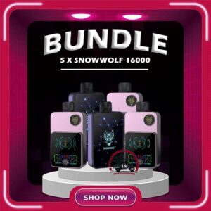 5PCS SNOWWOLF 16000 DISPOSABLE - VAPE DELIVERY SG SINGAPORE Sale of bundle package SNOWWOLF 16k Puffs Disposable Starter Kit , choose 5 x Pcs flavour get lowest price at VAPE DELIVERY SG SINGAPORE SHOP! The SNOWWOLF 16000 ( 16K Puffs ) STARTER KIT & CARTRIDGE POD Disposable vape Ready stock in our sg singapore store online shop for same day delivery. Introducing the innovative Snowwolf Smart HD with an impressive 16,000 puffs capacity. It feature a vibrant HD screen displaying your vaping duration, voltage level, battery life, and liquid percentage. Customize your experience with adjustable voltage settings from 5W to a powerful 15W, all powered by a reliable 650mAh battery with fast charging, 80% charge in just 20 minutes. Discover a unique feature – automatic vaping time monitoring for easy tracking of your sessions. Elevate your vaping experience with the Snowwolf . Locking/Unlocking the Device: To lock or unlock the device, press the button for 3 seconds. Switching Voltage: To switch the voltage, press the button 1 times. Each press will change the voltage in 1W increments. The available voltage options from 5W to 15W. STARTER KIT Package Include : X1 SNOWWOLF Device Battery X1 Prefilled Pod 16k Puffs Specifition : Nicotine Strength: 50mg ( 5% ) Battery Capacity : 800mAh Wattage : 15-25 watts adjustable Charging : 20 mins super charge Coils : Dual Mesh Coil E-liquid capacity : 12m Package Include : 5Pcs x SNOWWOLF 16000 Puffs Starter Kit Free Delivery Charge ⚠️SNOWWOLF 16000 STARTER KIT FLAVOUR LINE UP⚠️ Blow Pop (Strawberry BBG) Blue Power Watermelon (Berry Watermelon BBG) Meta Moon (Strawberry Watermelon Honeydew) Watermelon Mint Bubblegum Kiwi Passion Fruit Aloe Cream Cake Taro Ice Cream Double Mango Lychee Grape Strawberry Watermelon Strawberry Grape Candy Skittles SG VAPE COD SAME DAY DELIVERY , CASH ON DELIVERY ONLY. TAKE BULK ORDER /MORE ORDER PLS CONTACT ME : VAPEDELIVERYSG VIEW OUR DAILY NEWS INFORMATION VAPE : TELEGRAM CHANNEL