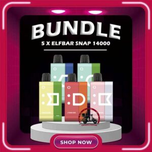 5PCS ELFBAR SNAP 14000 DISPOSABLE - VAPE DELIVERY SG SINGAPORE Sale of bundle package ELFBAR SNAP 14000 Puffs Disposable , choose 5 pcs flavour get lowest price at VAPE DELIVERY SG SINGAPORE SHOP! Introducing the ElfBar Snap Kit 14000 Puffs Starter Kit & Cartridge Prefilled Pod Disposable , a revolutionary disposable vaping device designed to deliver an unparalleled vaping experience. With an impressive array of flavors and a massive puff count, this kit is perfect for those seeking convenience, variety, and long-lasting performance. Discover the convenience and flavor of the Elf Bar Snap Kit 14000 Puffs. Whether you’re a seasoned vaper or new to vaping, this kit offers a hassle-free and flavorful solution. With its impressive puff count, diverse flavor options, and user-friendly design, the ElfBar Snap Kit is the ultimate choice for anyone looking to enjoy a premium vaping experience. Package Include : 5PCS x ELFBAR SNAP 14000 Puffs Free Delivery Charge Specification : Puffs: Up to 14000 Nicotine: 5% Battery Capacity: 200 mAh Charging Battery Capacity: 820 mAh Charging Port: Type-C ⚠️ELFBAR SNAP 12000 FLAVOUR LINE UP⚠️ Blueberry Grape Lychee King Mango King Mango Melon Sour Bubblegum Sour Kiwi SG VAPE COD SAME DAY DELIVERY , CASH ON DELIVERY ONLY. TAKE BULK ORDER /MORE ORDER PLS CONTACT ME : VAPEDELIVERYSG VIEW OUR DAILY NEWS INFORMATION VAPE : TELEGRAM CHANNEL